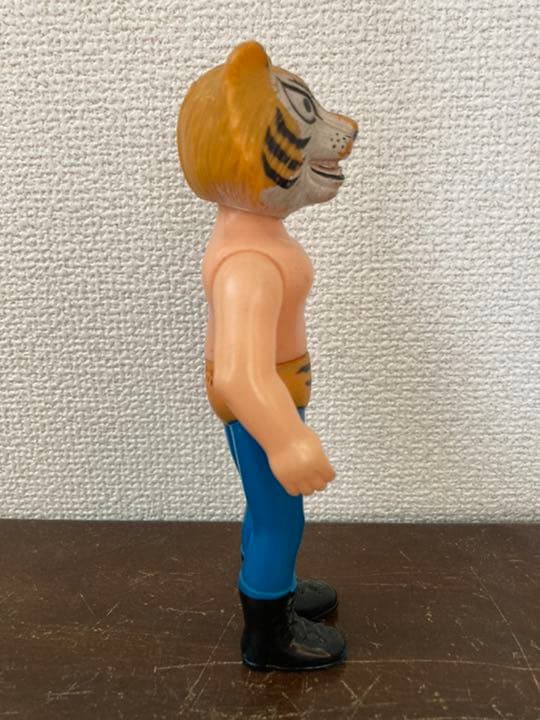 送料込み タイガーマスク 中嶋製作所 当時物 フィギュア