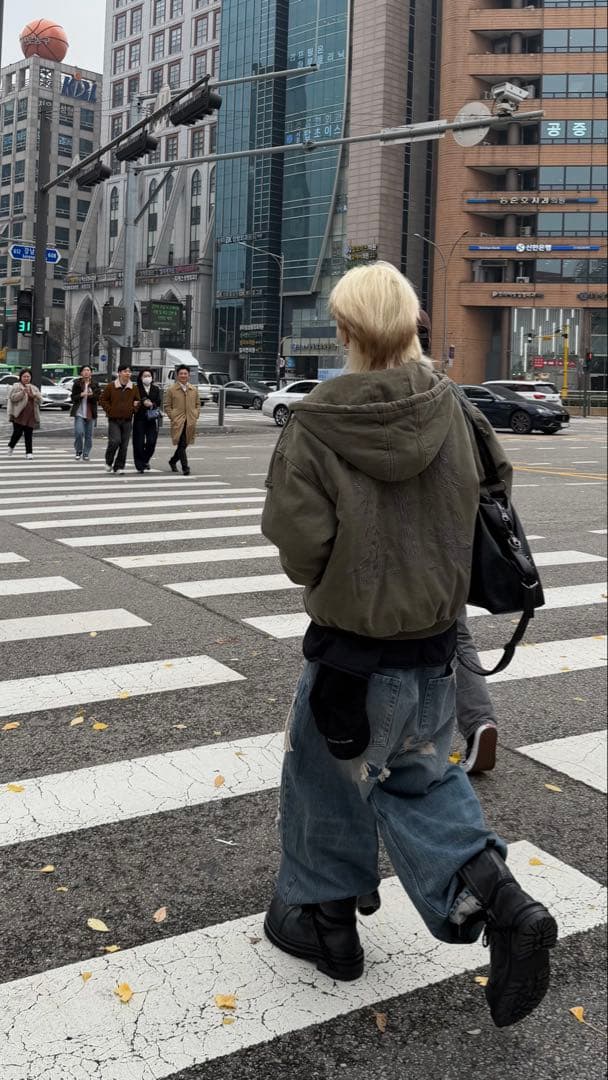 NOT4NERD Oxford Hooded Work Jacket-khaki