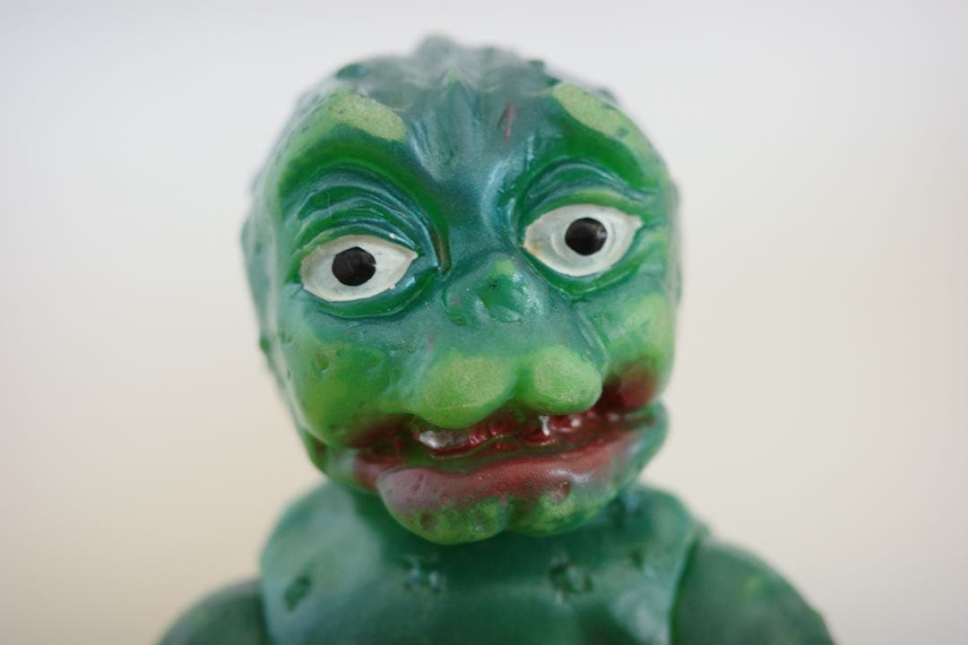 当時物 ミニラ マルサン ソフビ