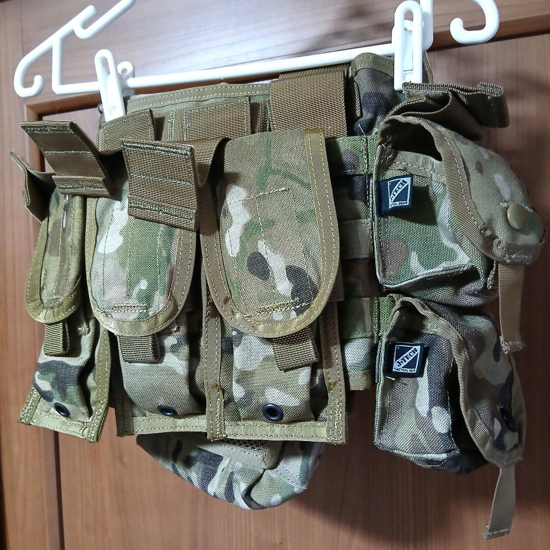 J-TECH ジェイテック タクティカルベスト チェストリグ 迷彩 ベルト欠品