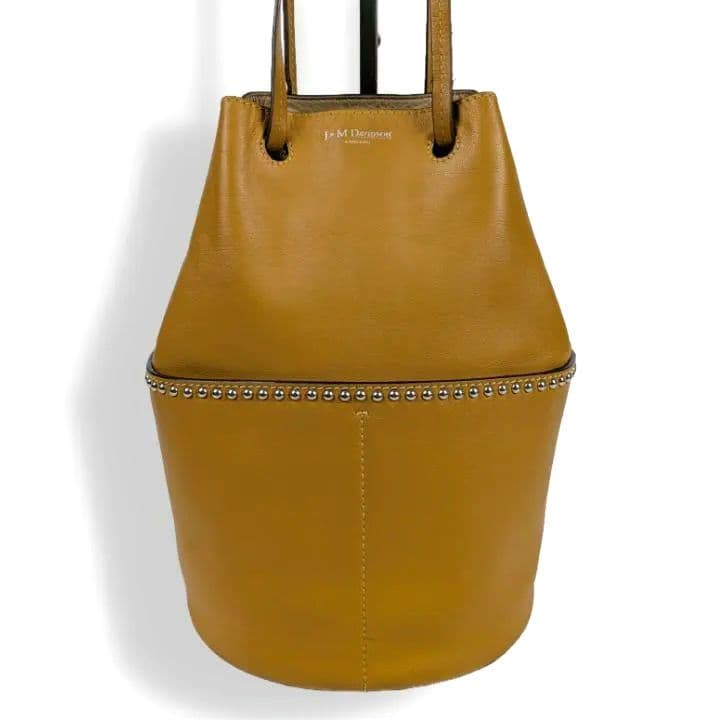 J&M DAVIDSON ミニ デイジー スタッズ ショルダーバッグ ブラウン