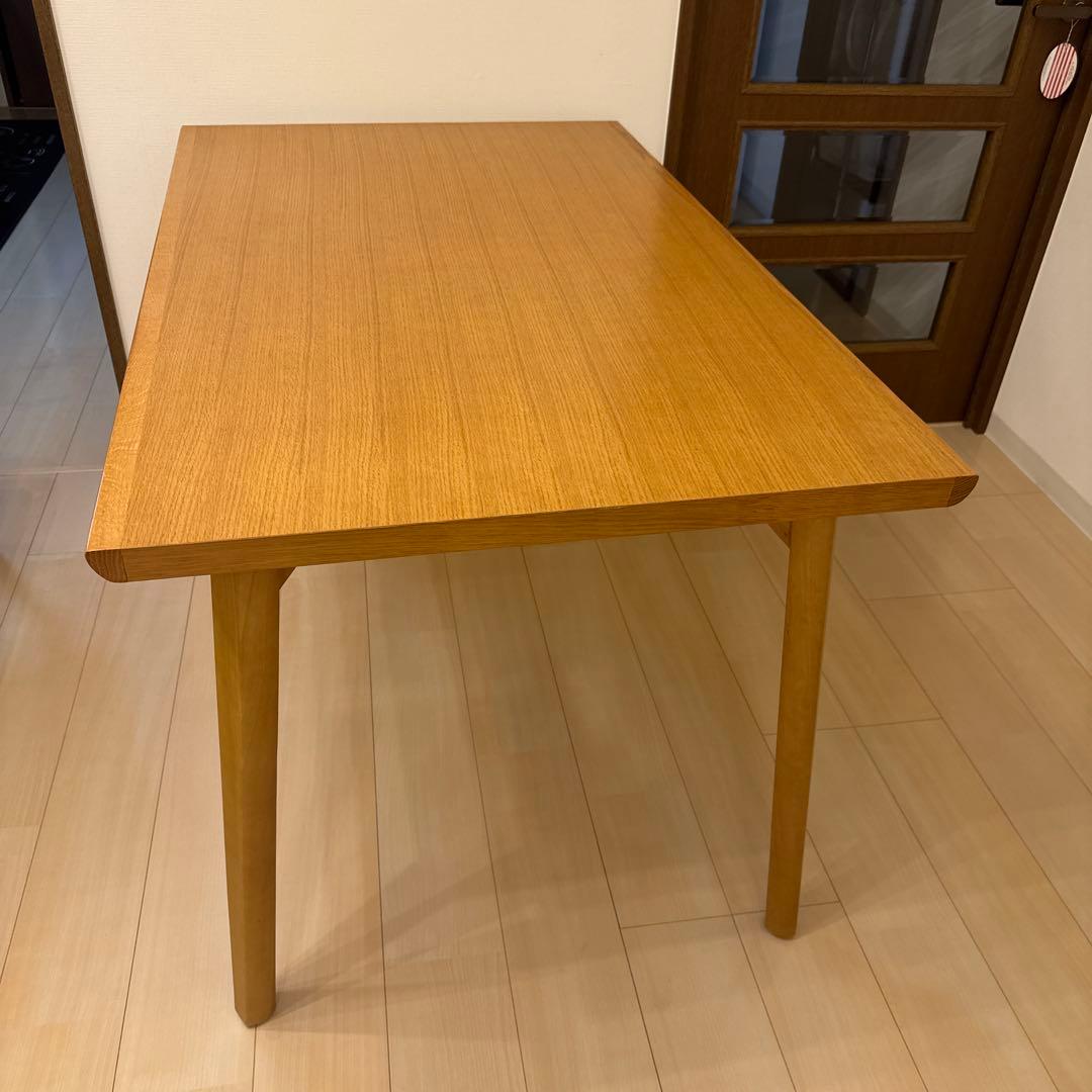 ナチュラルウッド ダイニングテーブル 1200mm