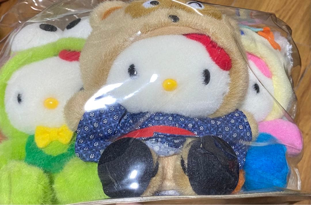 超希少/超激レアサンリオ ハローキティなりきり着ぐるみキティ10体セット