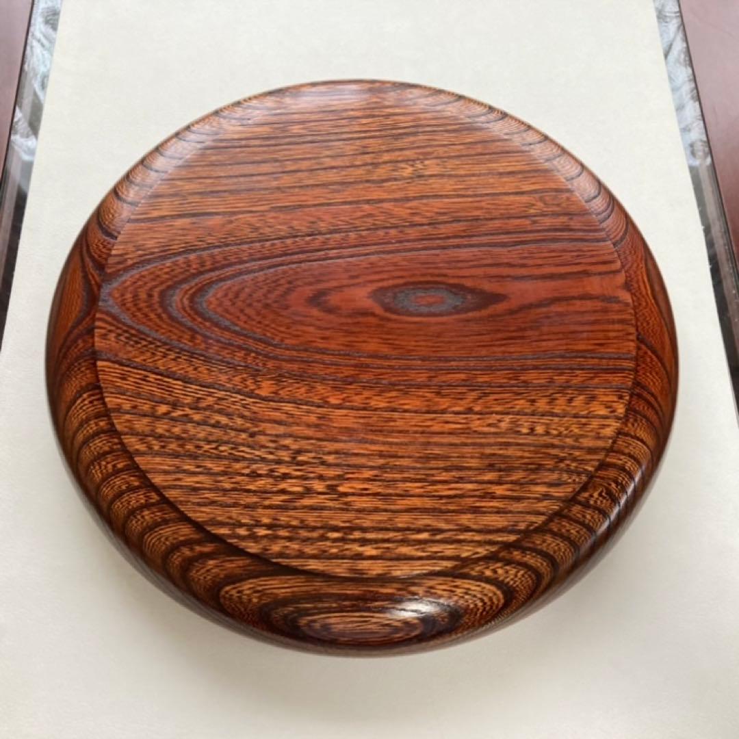 茶びつ 茶櫃 お盆 欅 木製 天然木 くり抜き 蓋付き 茶道具 工芸品