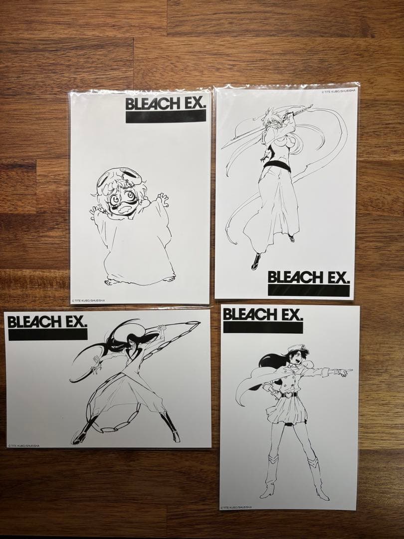 BLEACH EX 原画展 ブロマイド 4枚セット - メルカリ