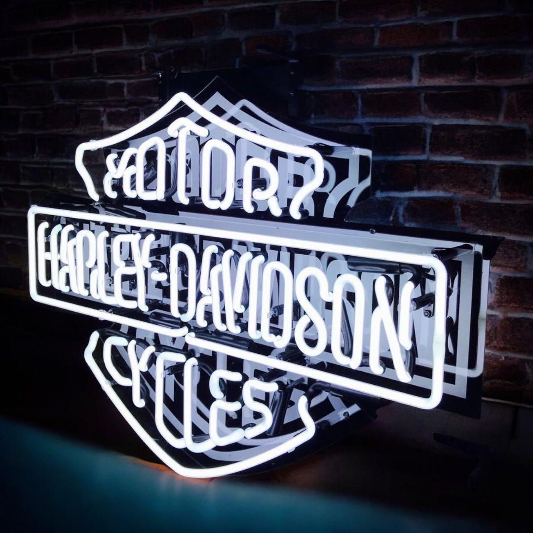 一点のみ★ハーレーダビットソンネオン看板★世田谷ベース★ガレージ★秘密基地
