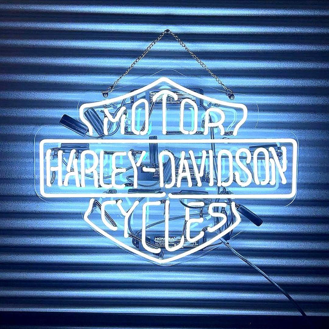 一点のみ★ハーレーダビットソンネオン看板★世田谷ベース★ガレージ★秘密基地