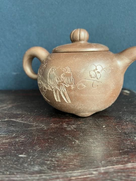 中国紫砂壺　茶道具　在銘　急須