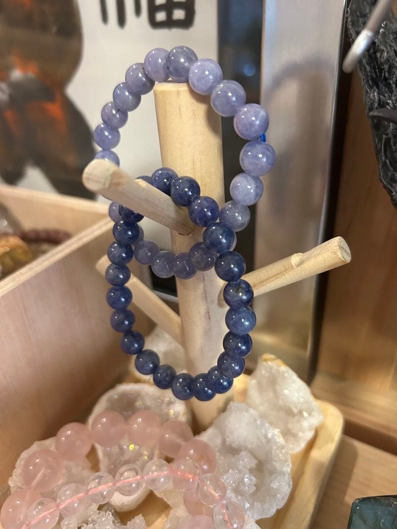 タンザナイト　8〜8.5mm 玉　2本セット