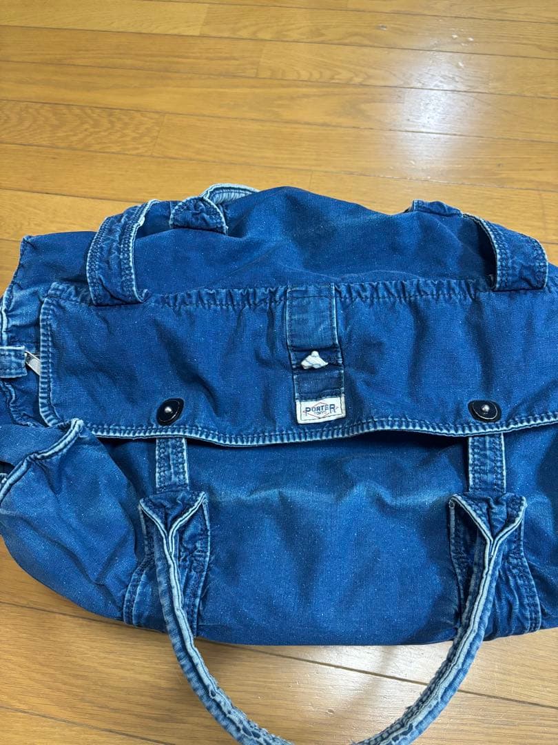 スペシャル]初期 PORTER 吉田カバン デニムボストンバッグ 藍染