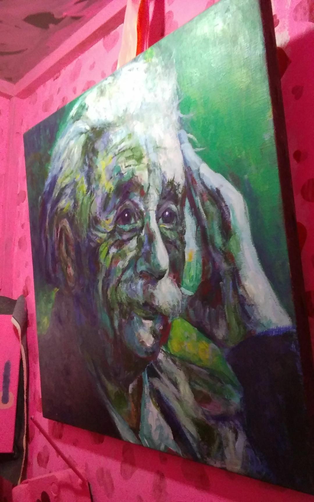 あさくら画廊のアインシュタイン☆