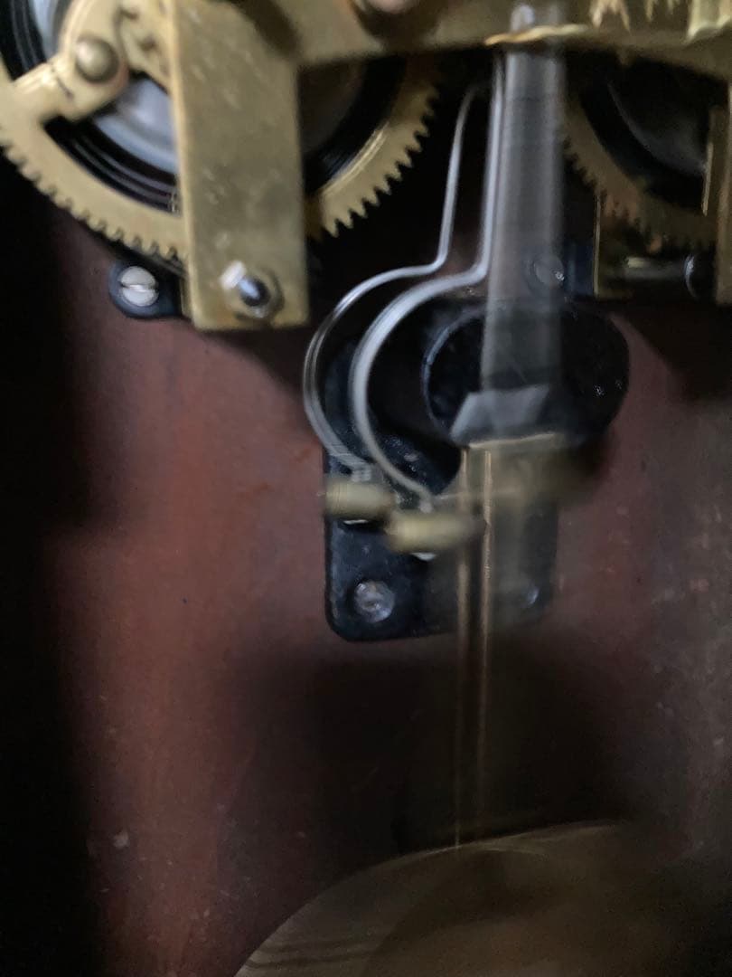 レッドテールChing chang gong 栄計舎 8日巻柱時計 稼働中