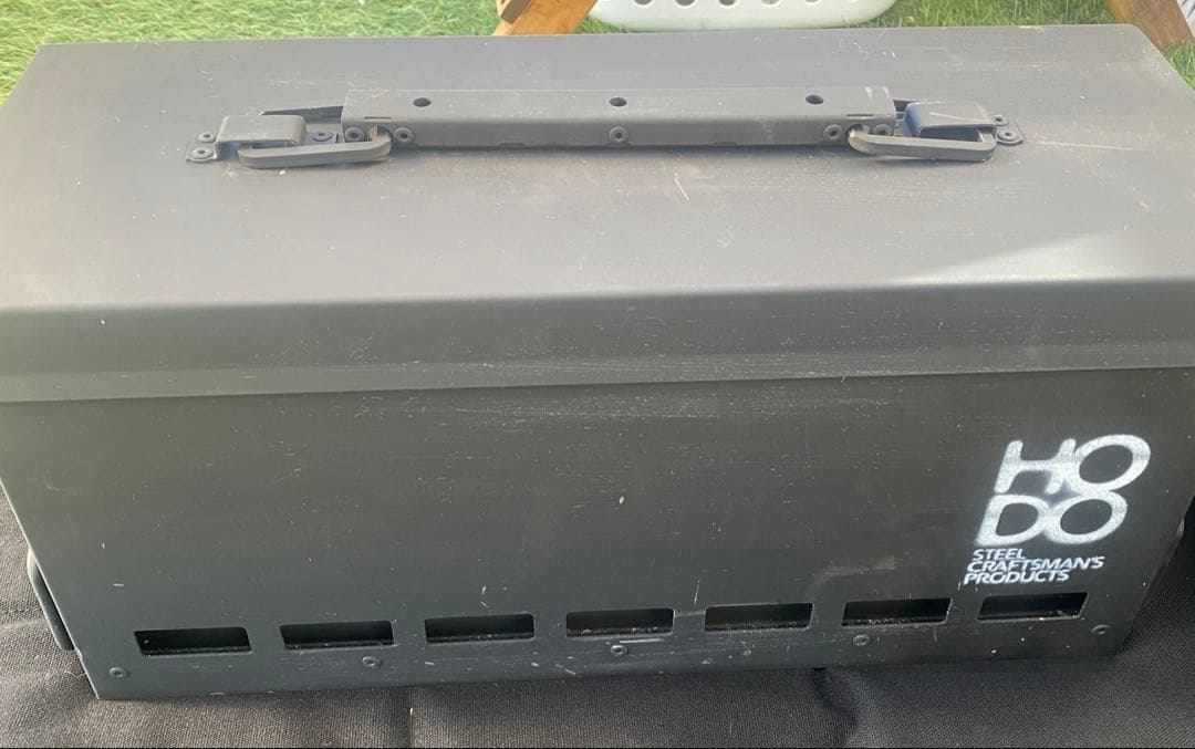 【美品】HODO flamebox 二次燃焼　焚き火台　ブラック　キャンプ