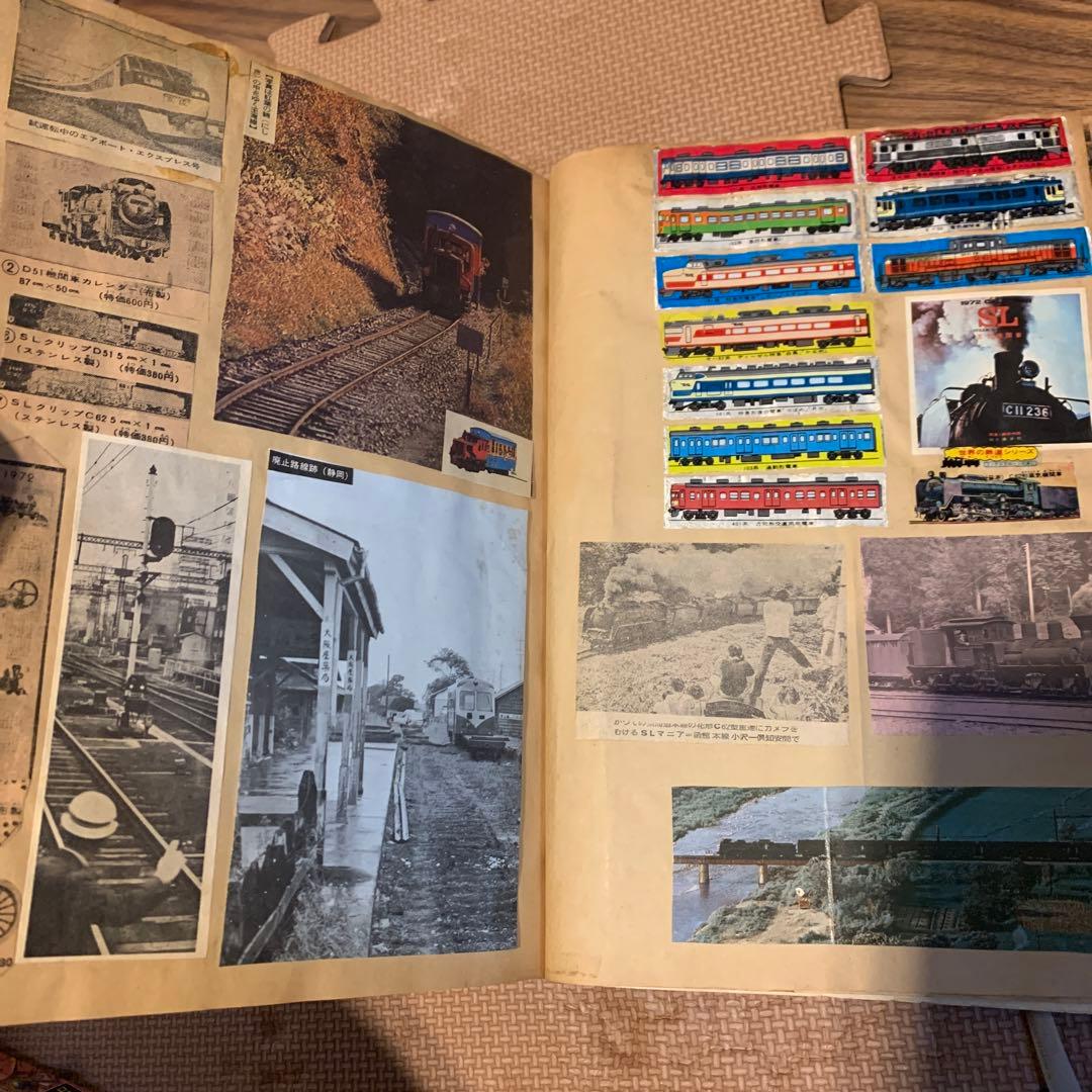 鉄道 スクラップ 記事 新聞 ステッカー 切符