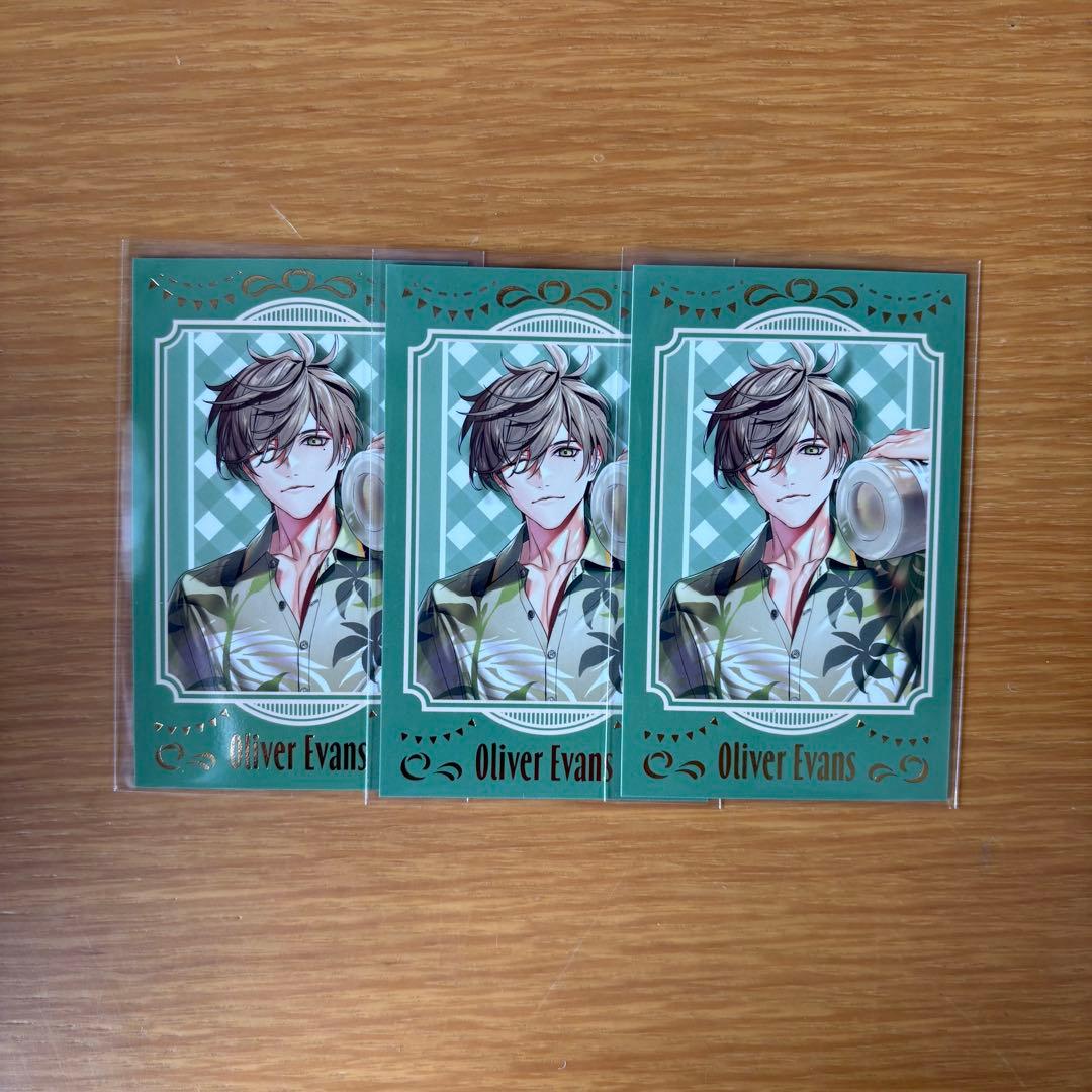エデン組 3th Anniversaryランダムチェキ風カード オリバーエバンス