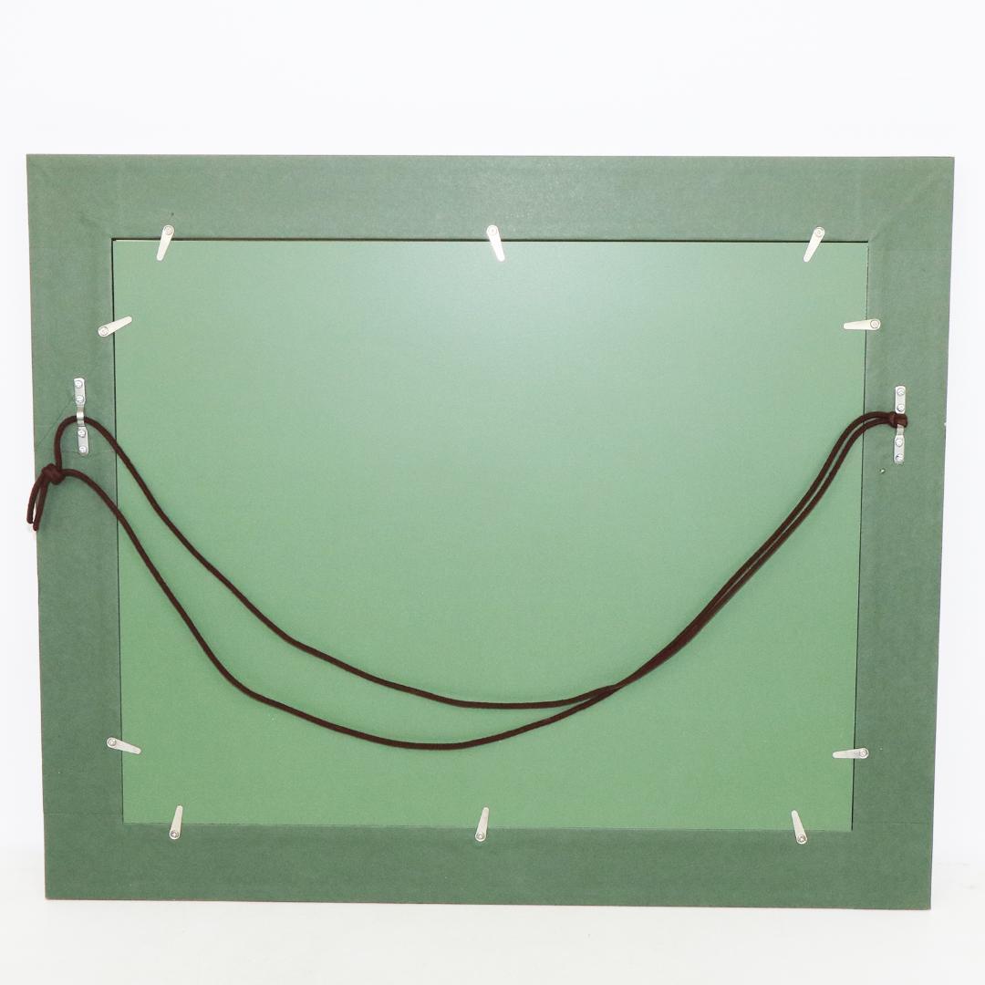 真作保証 流月真一 油彩 風景画「山の風景」画寸約 32cm×41cm F6