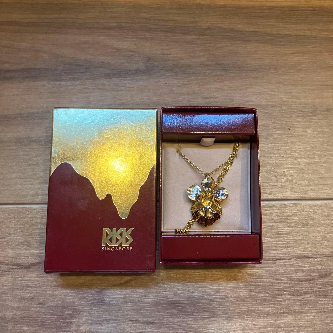 RISIS シンガポール 蘭 ネックレス - メルカリ