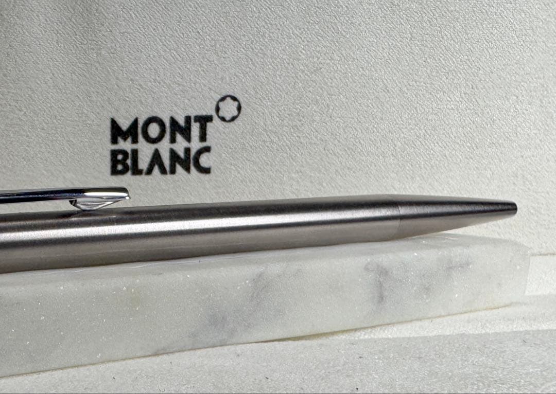 極美品】MONT BLANC 1970S シルバー スリムライン - メルカリ