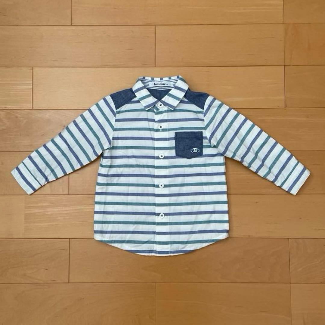 新品】ファミリア☆長袖シャツ(90) - メルカリ
