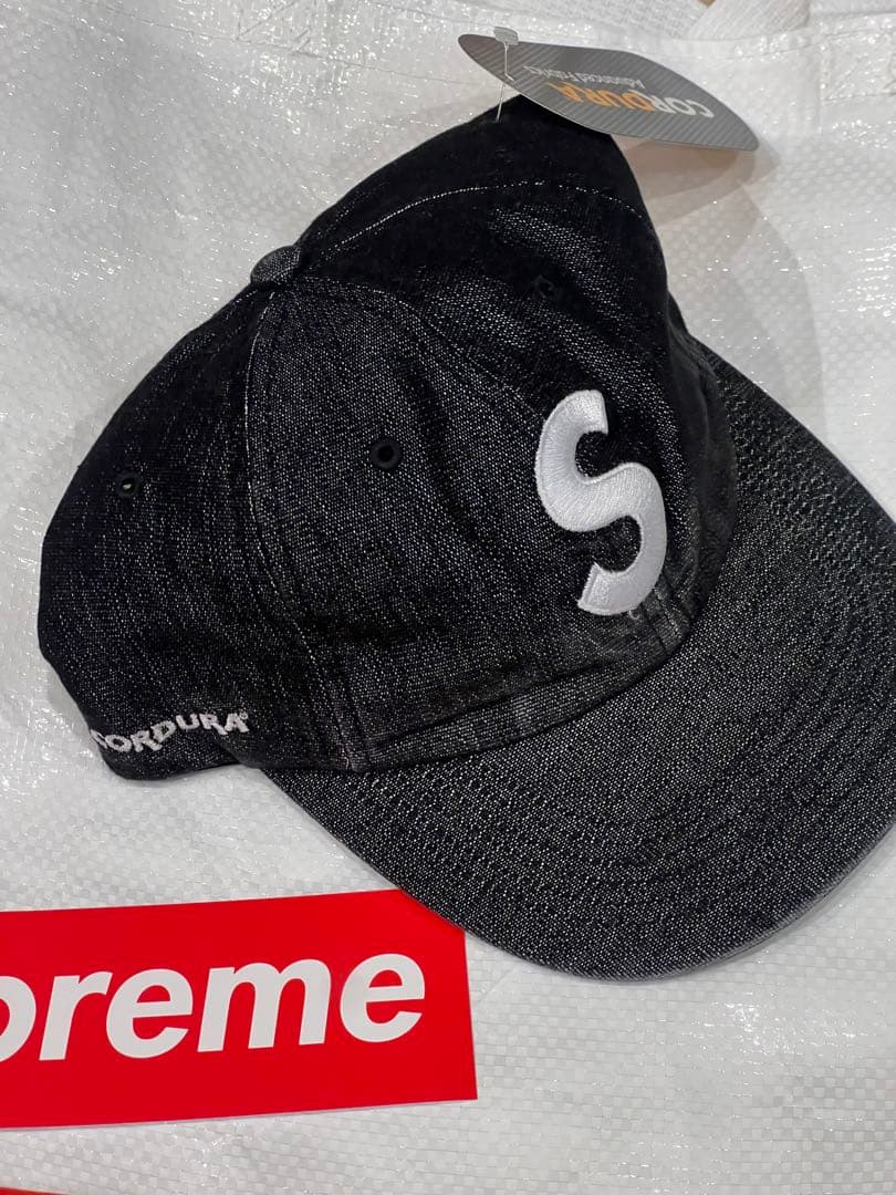 Supreme Cordura® Denim S Logo 6-Panel 黒 - メルカリ