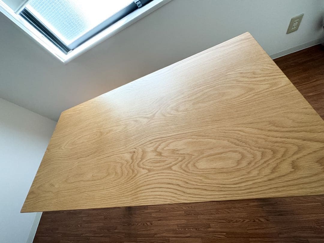 無印良品 木製テーブル オーク材 幅120cm×奥行60cm