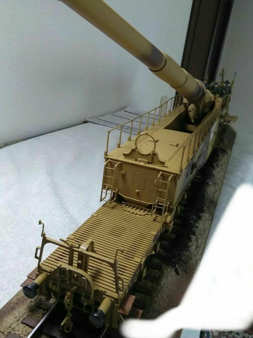 《手渡し限定》ドラゴン1/35 ドイツ列車砲レオポルド【完成品】