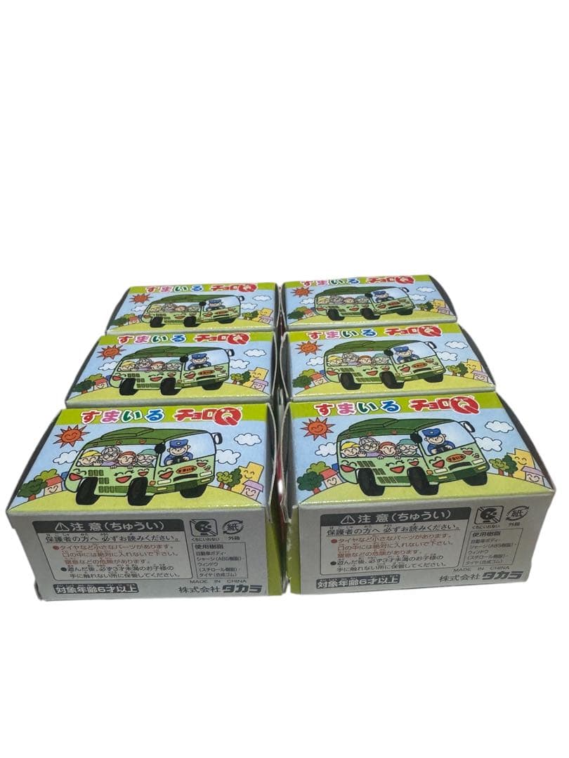 特注チョロQ まちづくり福井(株) すまいるバス（グリーン）6個セット