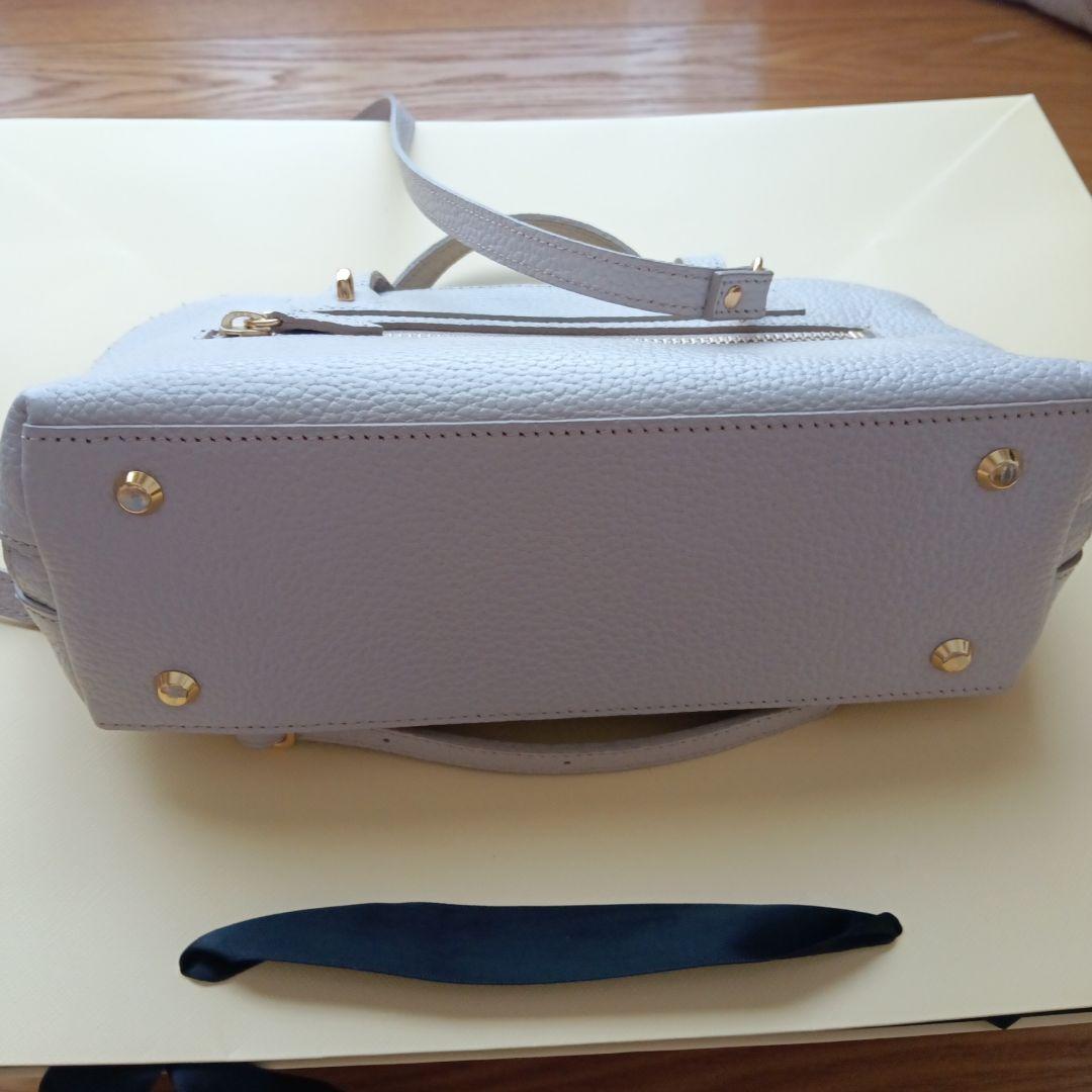 【IANNE】オムレット2wayショルダーバック（希少な赤い苺柄内装）