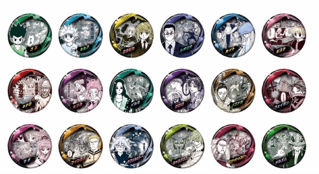 HUNTER×HUNTER コレクション缶バッチ　10個　ジャンプフェスタ