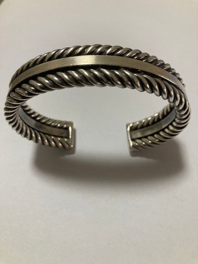 スティーブアルビソ　ケーブルバングル　小さめ