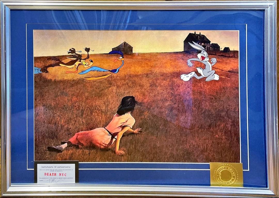 Yahoo!オークション - 世界限定100枚 DEATH NYC アートポスター A03 NA