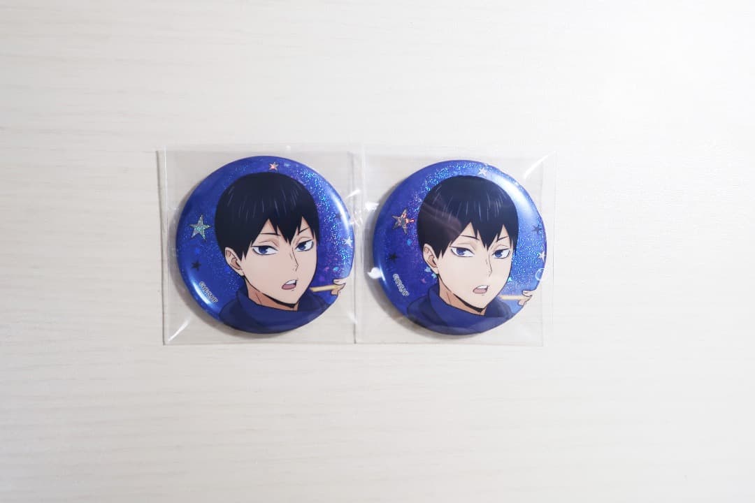 ハイキュー!! コスモワールド 缶バッジ 影山飛雄 - メルカリ