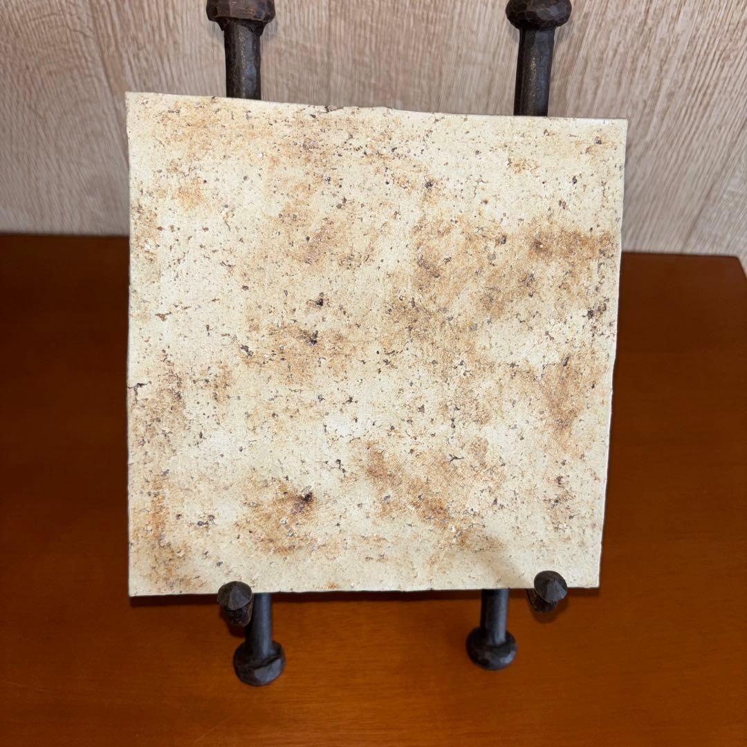 内田鋼一氏作 加彩盤(小)