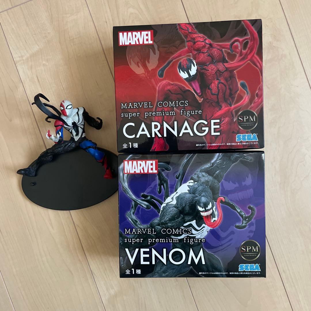スパイダーマン・カーネイジ・ヴェノム フィギュアセット - メルカリ
