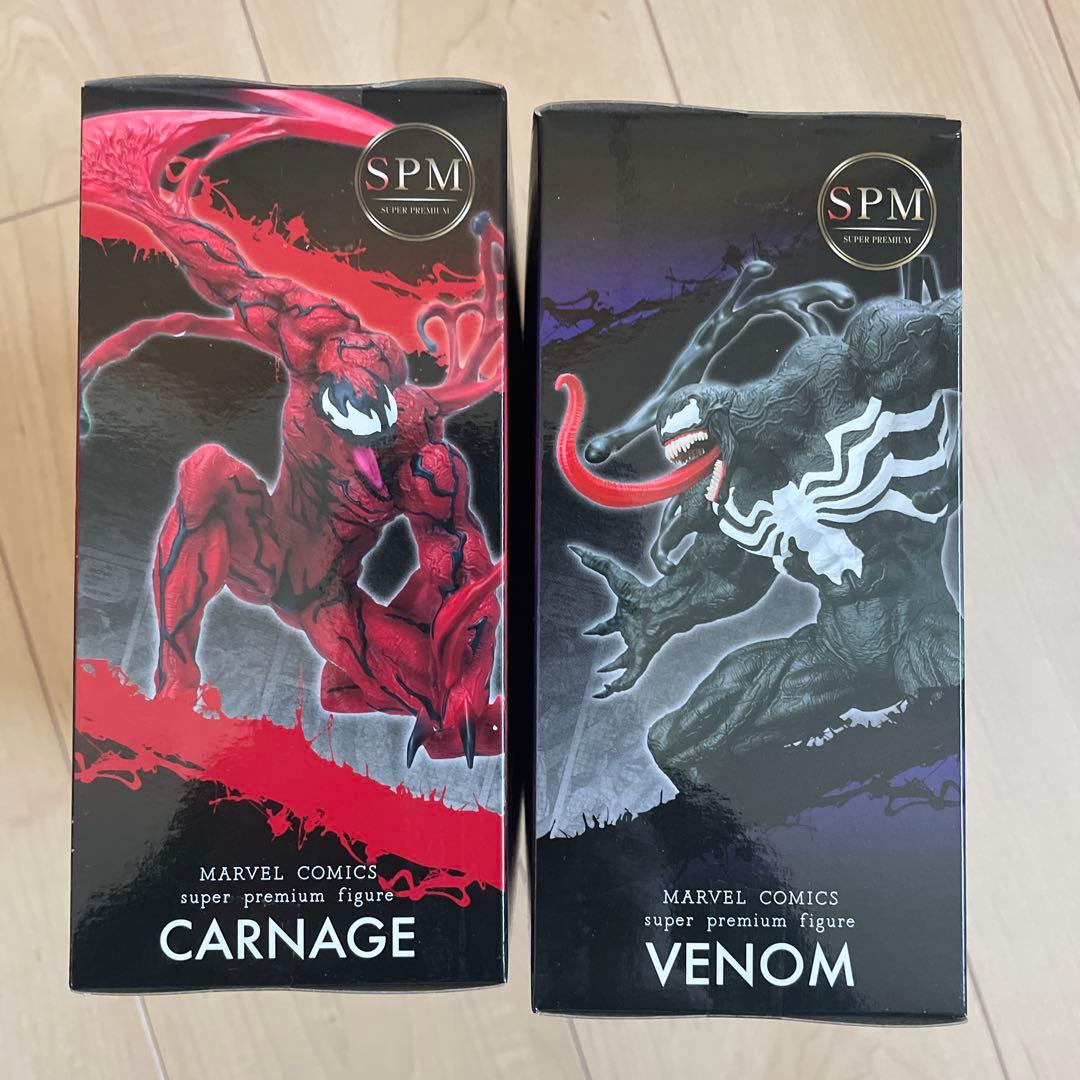 スパイダーマン・カーネイジ・ヴェノム フィギュアセット - メルカリ