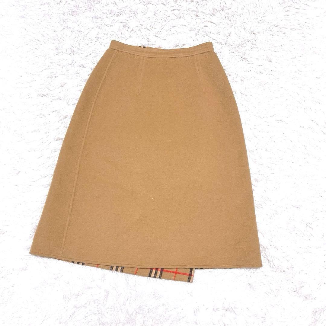 Burberrys ラップ ノバチェック スカート リバーシブル ウール 巻き