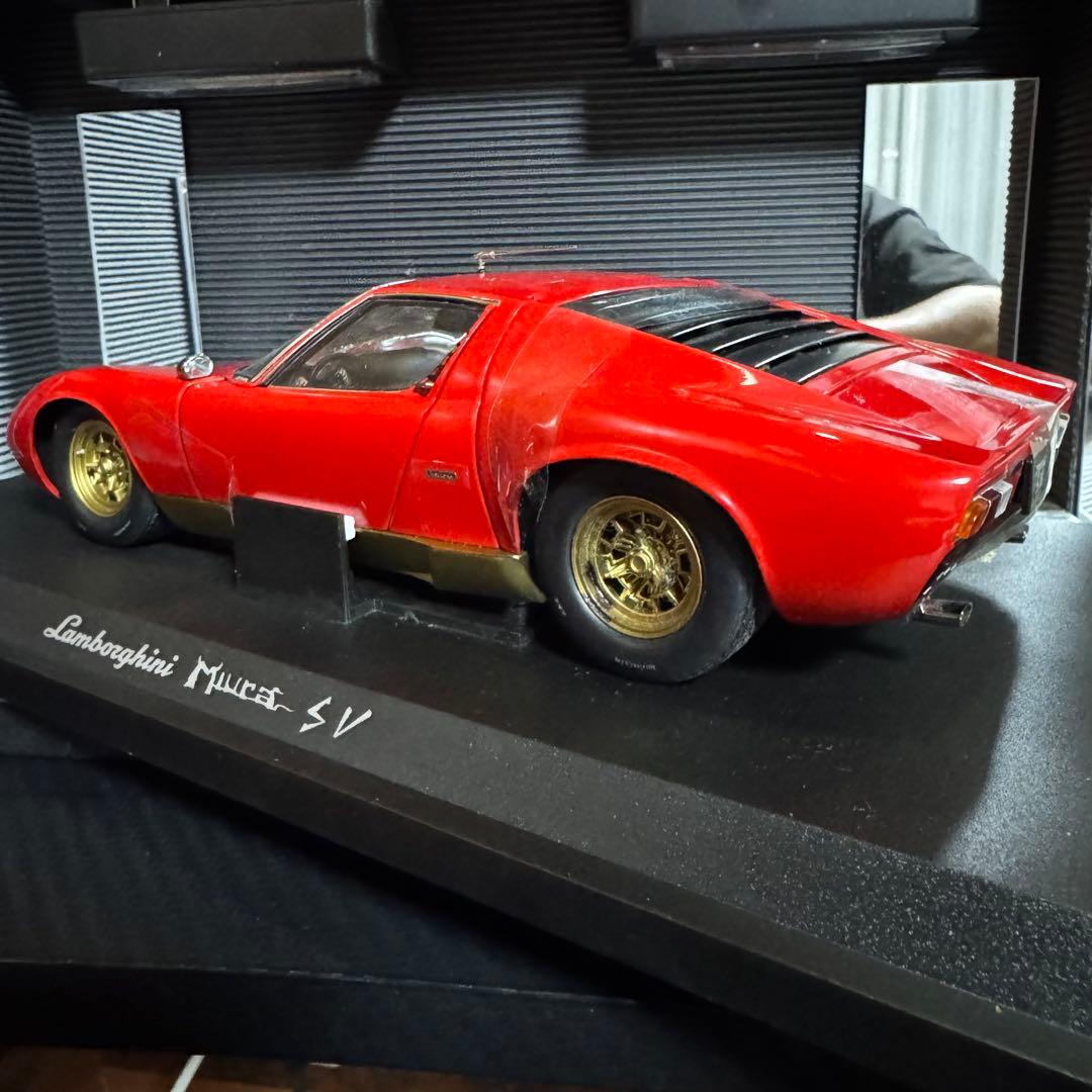 絶版未展示品 京商 1/18 ランボルギーニ ミウラ P400SV レッド