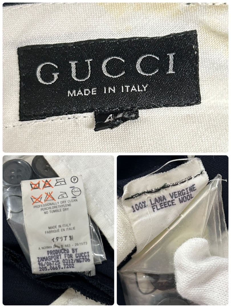 グッチ　GUCCI　トムフォード期　スカート　ネイビー　40