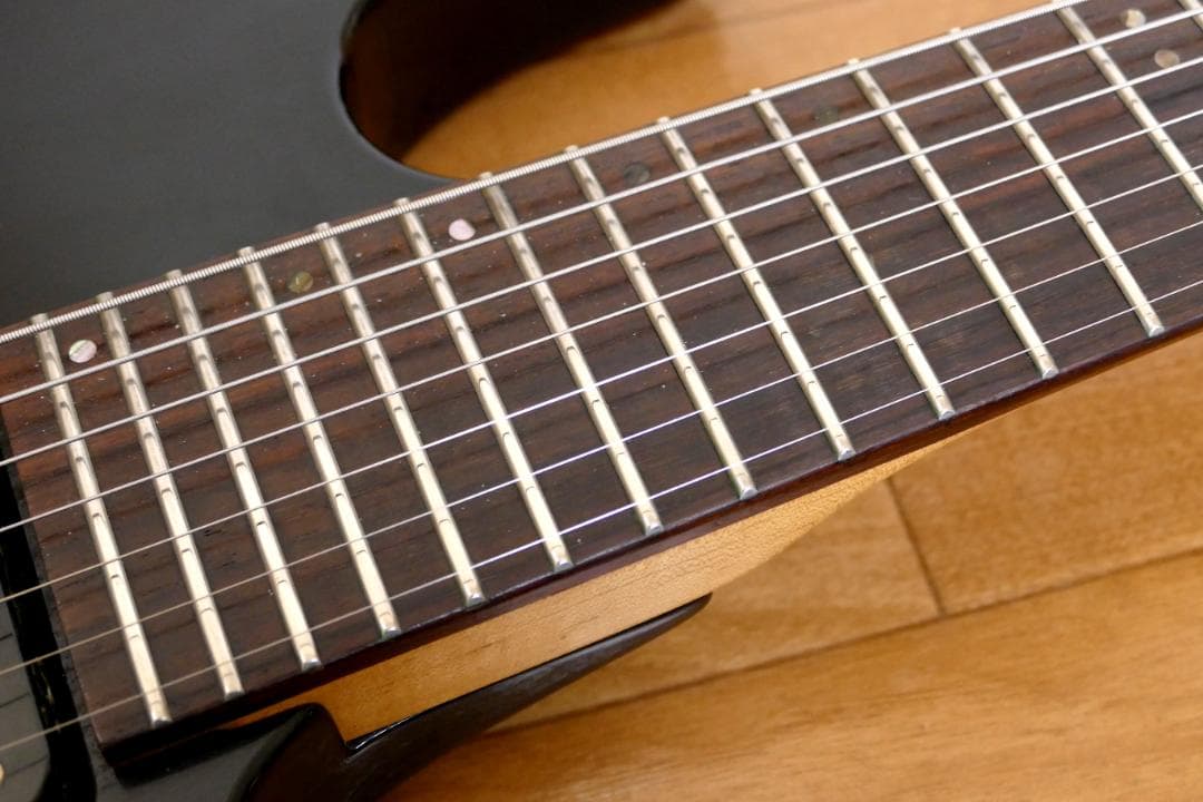 グラスルーツ製 7弦エレキギター リバースヘッド ダンカン搭載