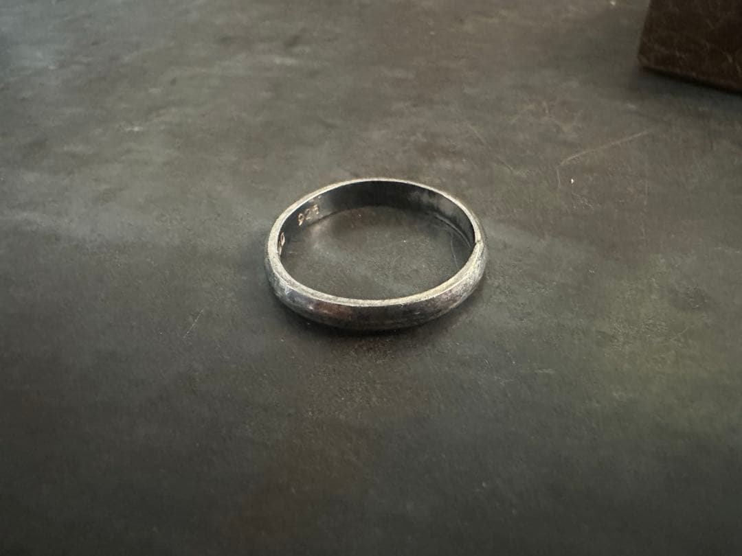 希少　ヴィンテージ　メキシコ　シルバー　925 プレーン　リング　アンティーク