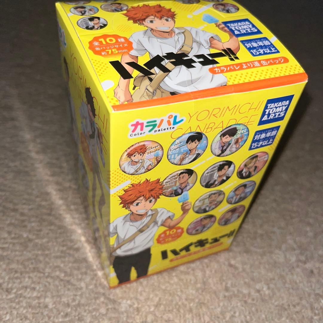 ハイキュー！！ カラパレ より道 缶バッジ 1box 10個セット - メルカリ