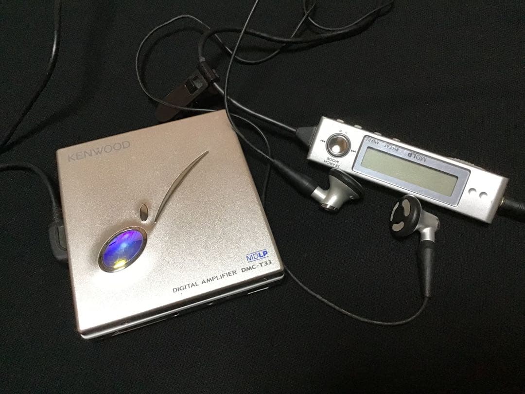 ☆美品 中古 【KENWOOD ポータブルMDプレイヤー DMC-T33 】 - メルカリ