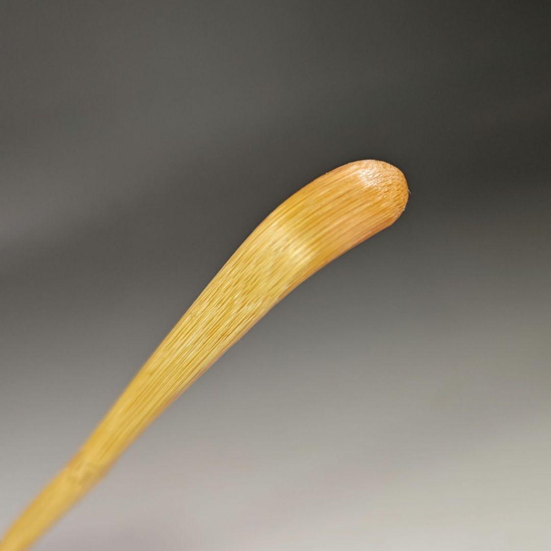 イ709 茶杓『久田宗也（尋牛斎）極箱銘好日』『下削黒田宗傳』嵯峨の竹茶杓