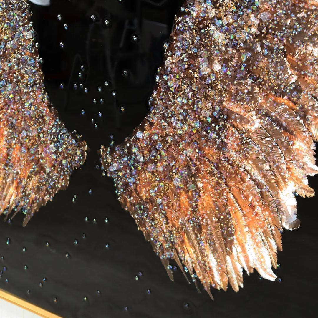 アートフレーム ピース 幸運の翼 風景 絵画 クリスタルピクチャー ウォールデコ