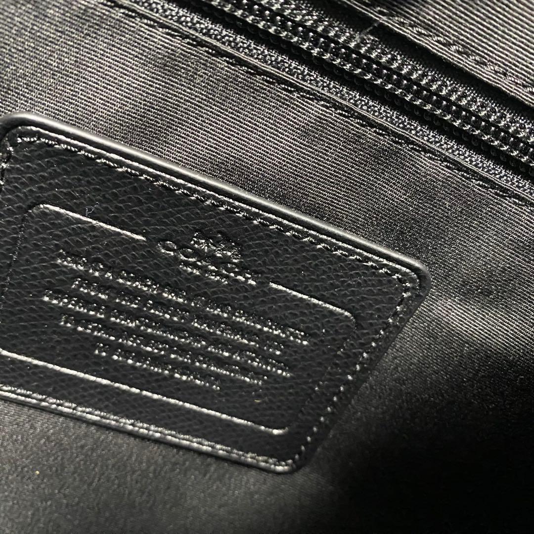 COACH コーチ　2wayビジネスバッグ　メトロポリタン　レザー　ブラック