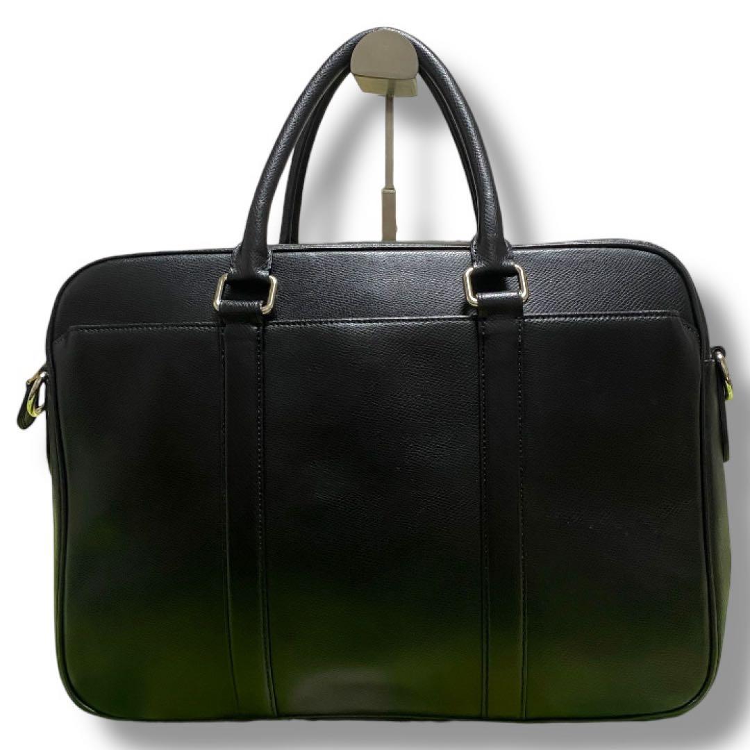 COACH コーチ　2wayビジネスバッグ　メトロポリタン　レザー　ブラック