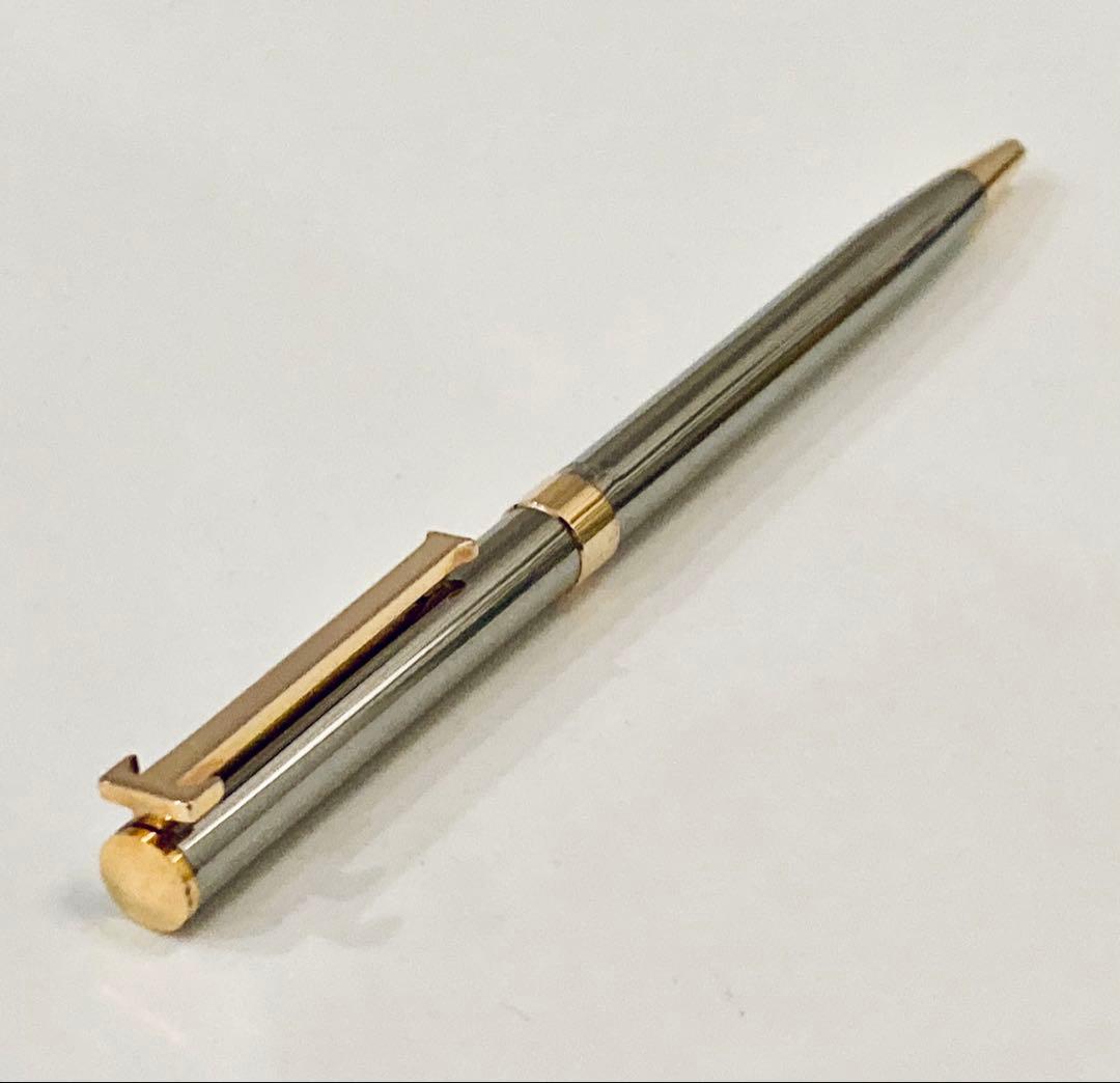 美品◆ティファニー Tクリップ高級ボールペン　Tiffany ルテニウムゴールド