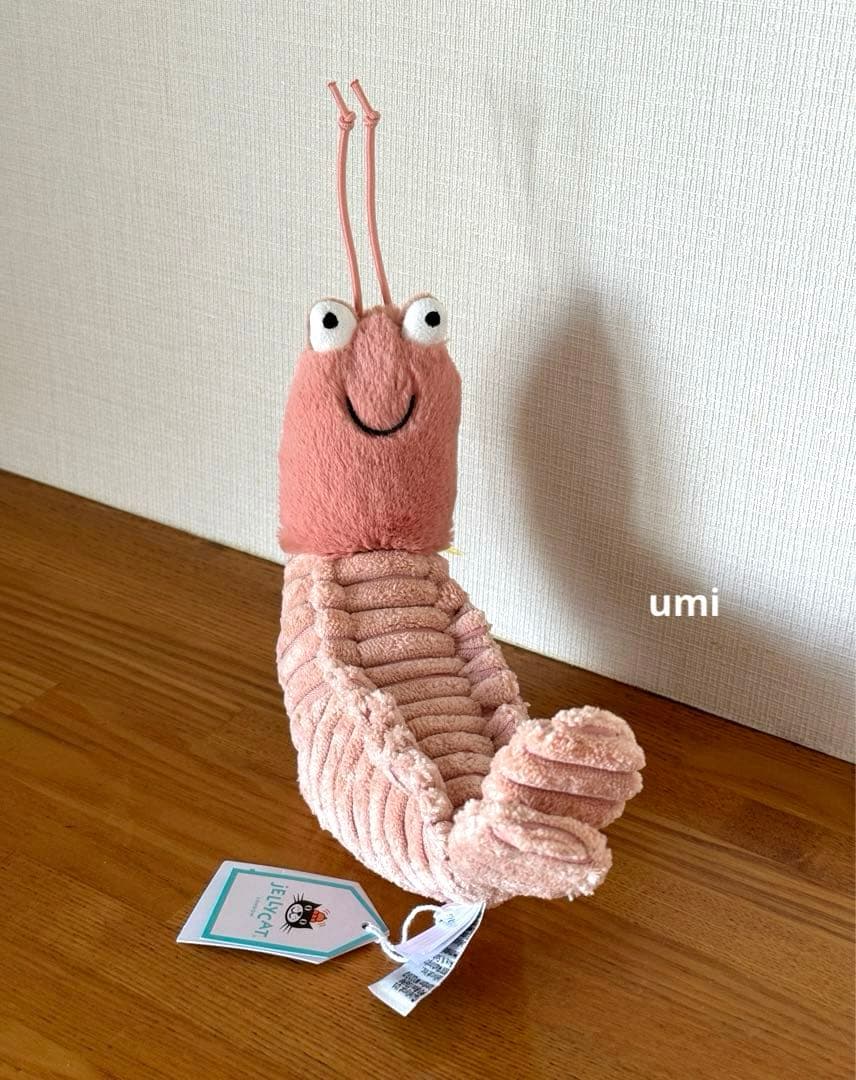 ジェリーキャット Sheldon Shrimp（海老）ぬいぐるみ Amazon.co.jp