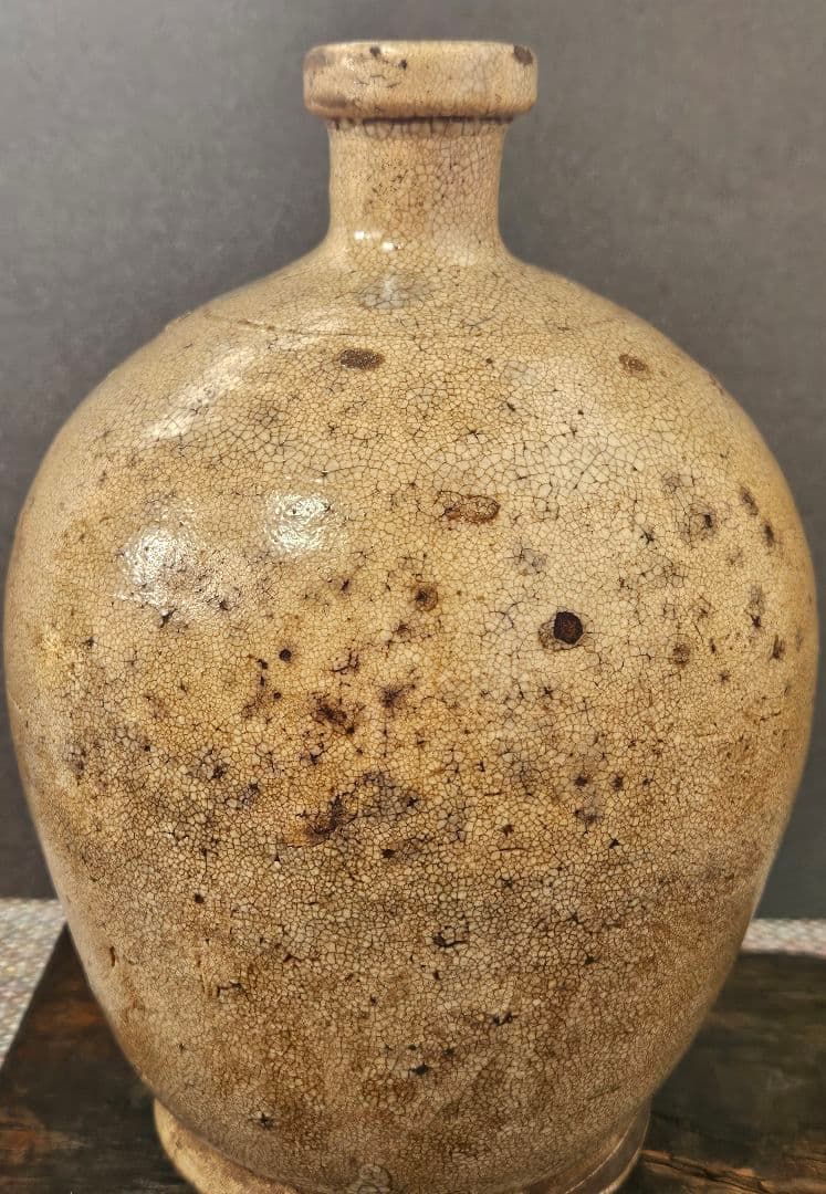 時代物❗ 李朝古陶磁器系 中国古陶磁器系 肩口に目跡 雨漏り