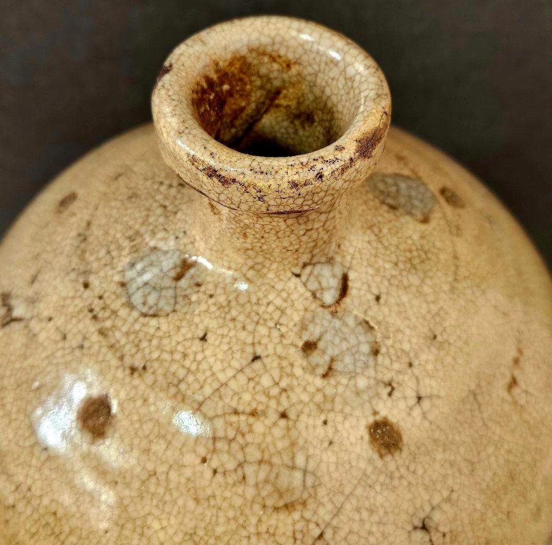 時代物❗ 李朝古陶磁器系 中国古陶磁器系 肩口に目跡 雨漏り